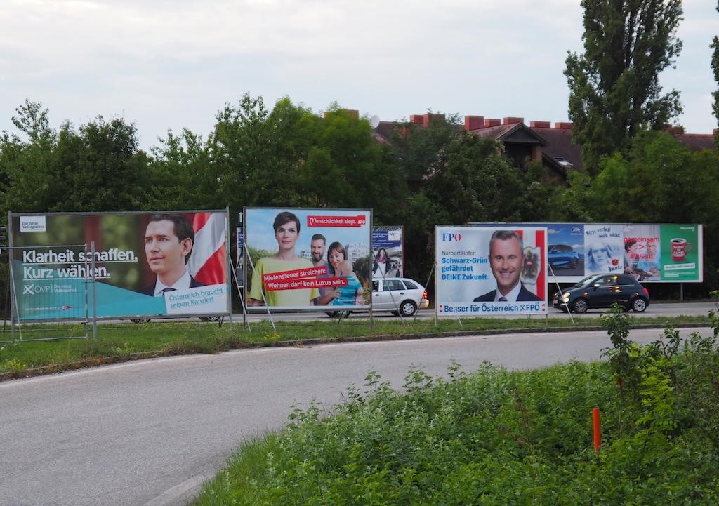 Plakate Nationalratswahl Hochschulpolitik